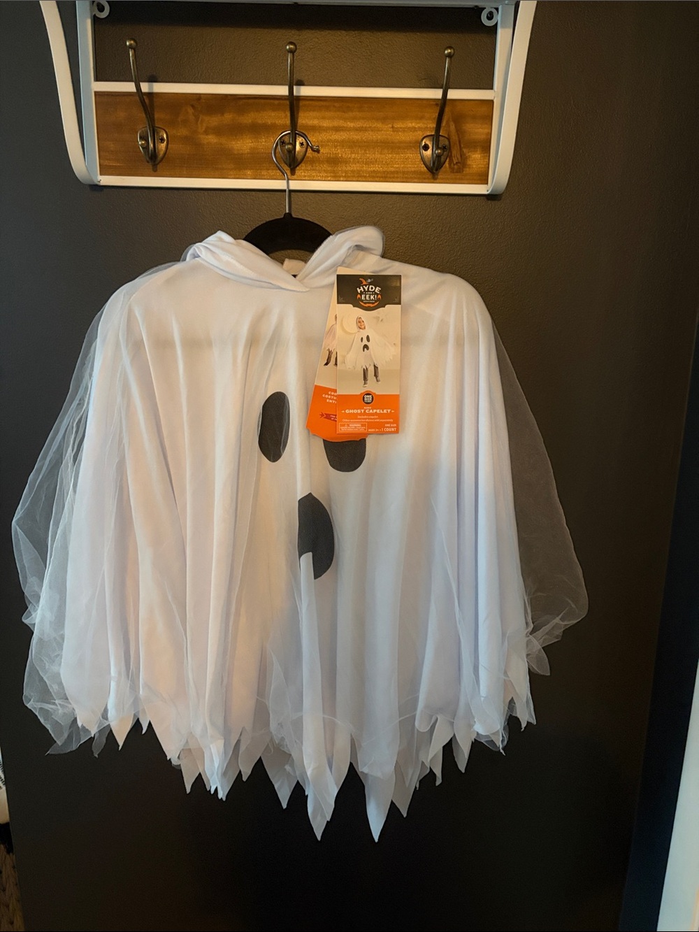 Hyde & EEK! Boutique Kids White Ghost Hooded Cape Costume
